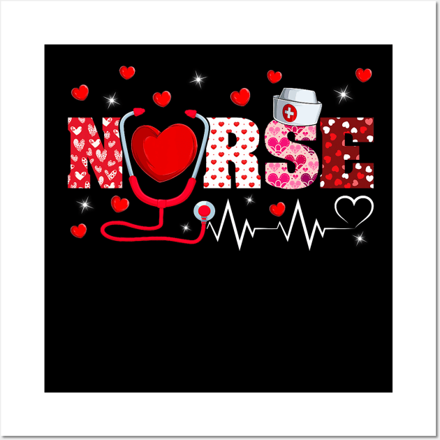 Nurse Valentine Wall Art by Neldy